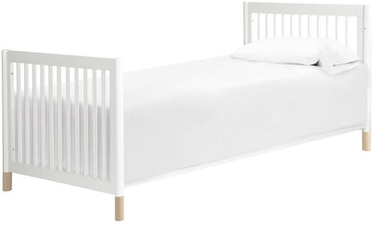 BabyLetto Gelato 2-in-1 Mini Crib - White/Natural