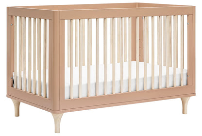 Babyletto Lolly 3-In-1 Convertible Crib with Toddler Bed Conversion Kit - Canyon/Washed Natural