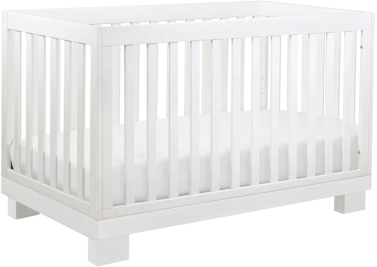 Babyletto Modo 3-in-1 Convertible Crib w/Toddler Bed Conversion Kit - White