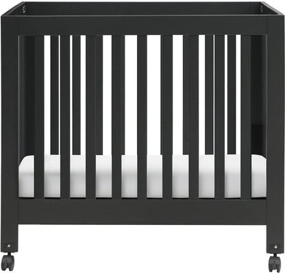 BabyLetto Origami Mini Crib - Black Finish