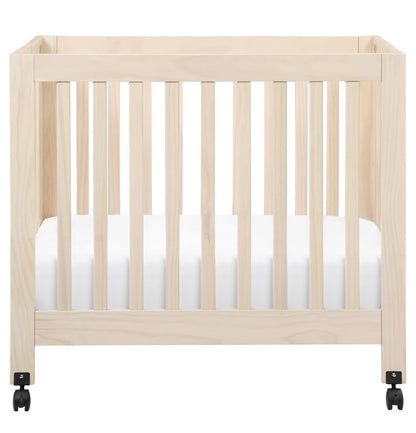 BabyLetto Origami Mini Crib - Washed Natural