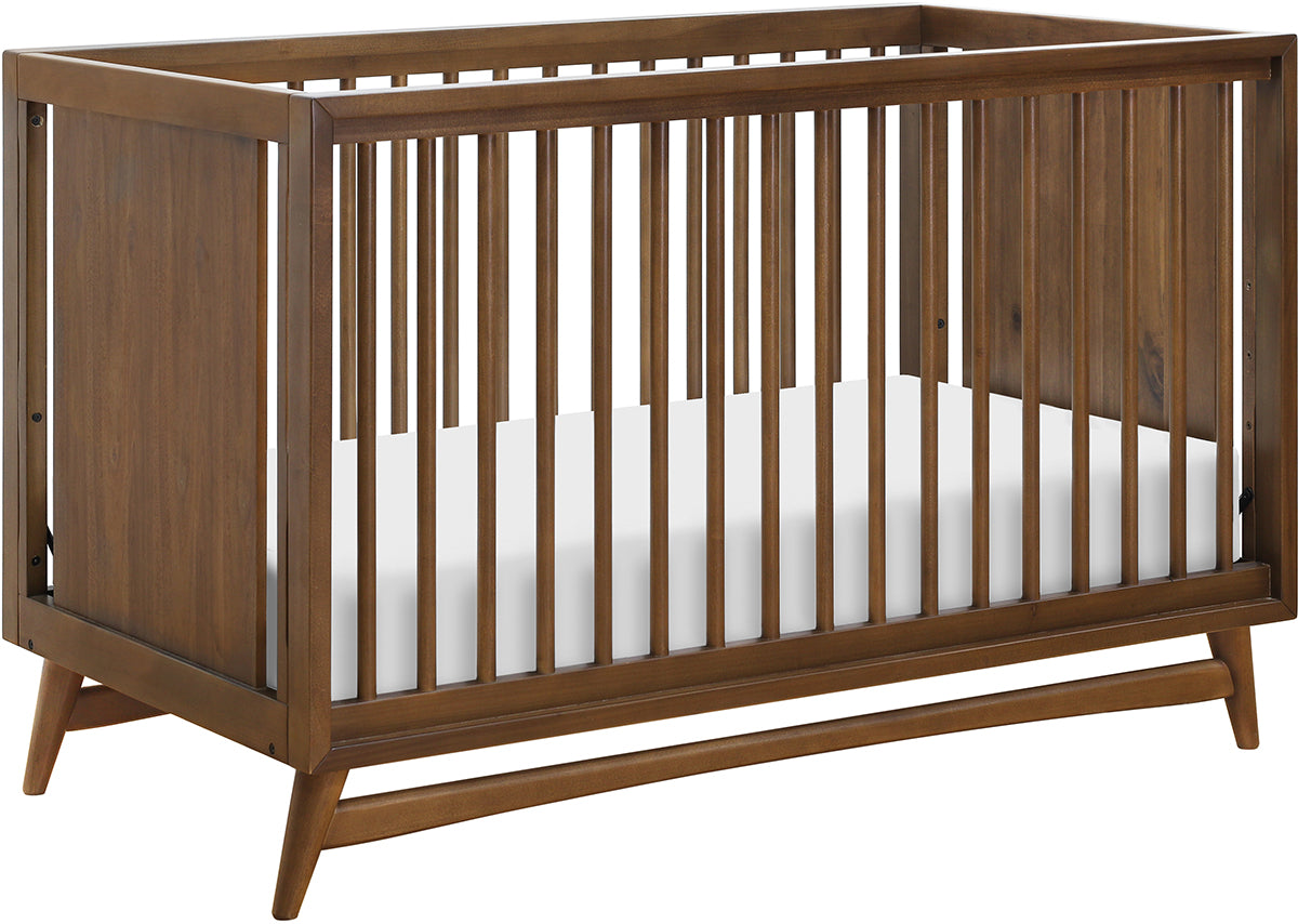 Babyletto Peggy 3-in-1 Convertible Crib w/Toddler Bed Conversion Kit - Natural Walnut