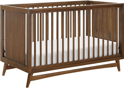 Babyletto Peggy 3-in-1 Convertible Crib w/Toddler Bed Conversion Kit - Natural Walnut