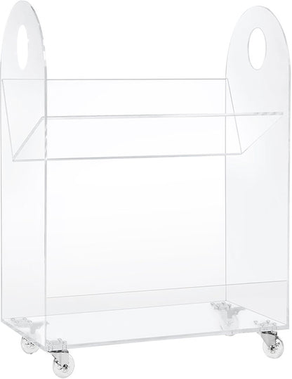 BabyLetto Presto Acrylic Bookcase & Cart