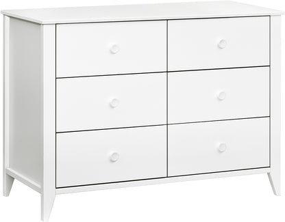 Babyletto Sprout 6-Drawer Double Dresser - White