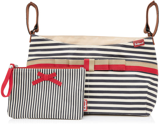 Babymel Stroller Organizer - Navy Stripe