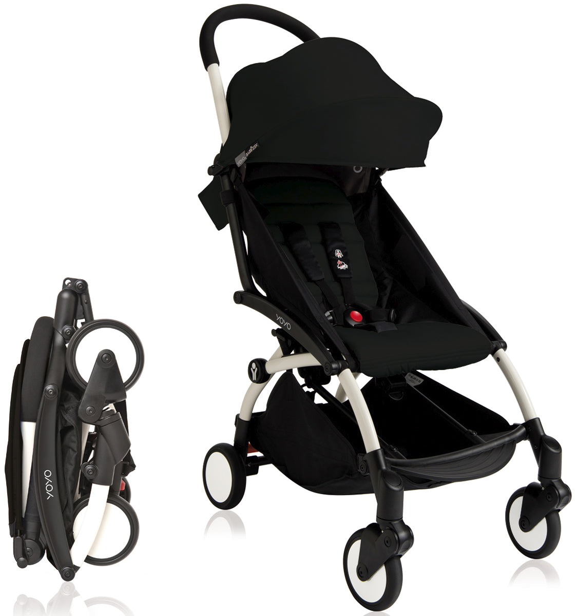 Babyzen 2018 / 2019 Yoyo+ 6+ Compact Stroller - White /Black