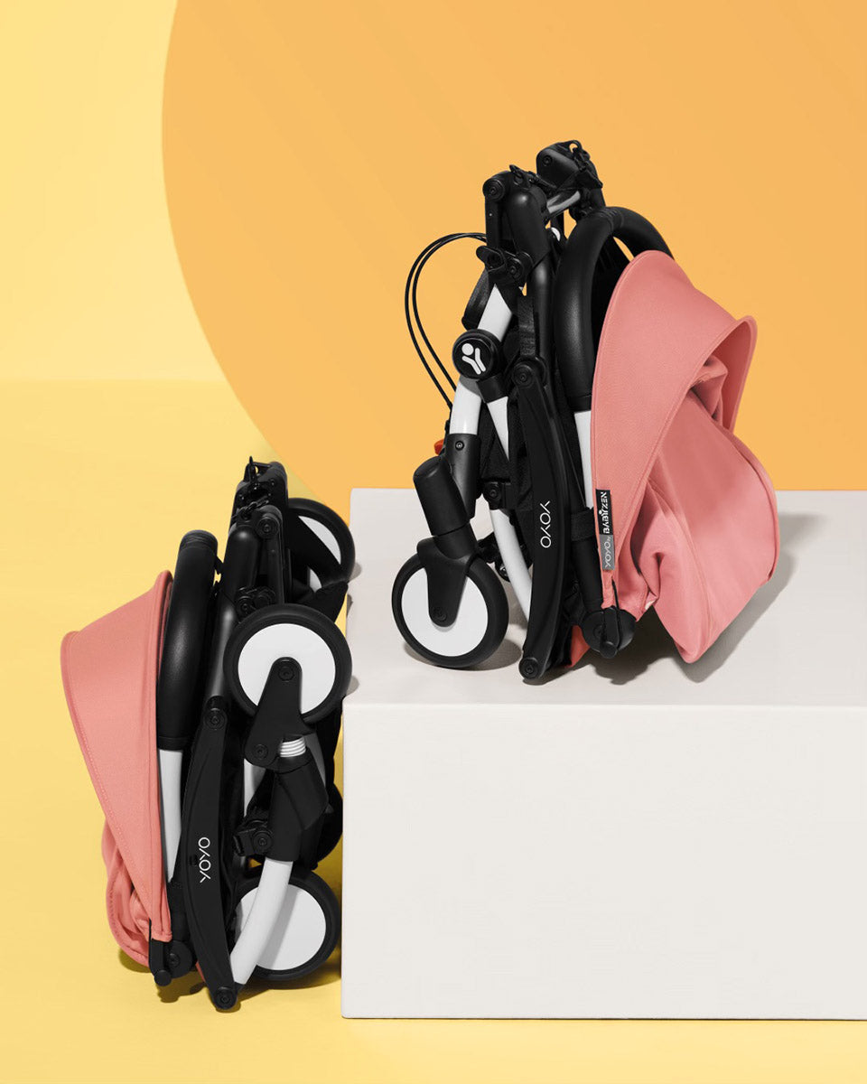 Babyzen YOYO Connect Double Stroller 6+ / 6+ Bundle - Black / Peppermint