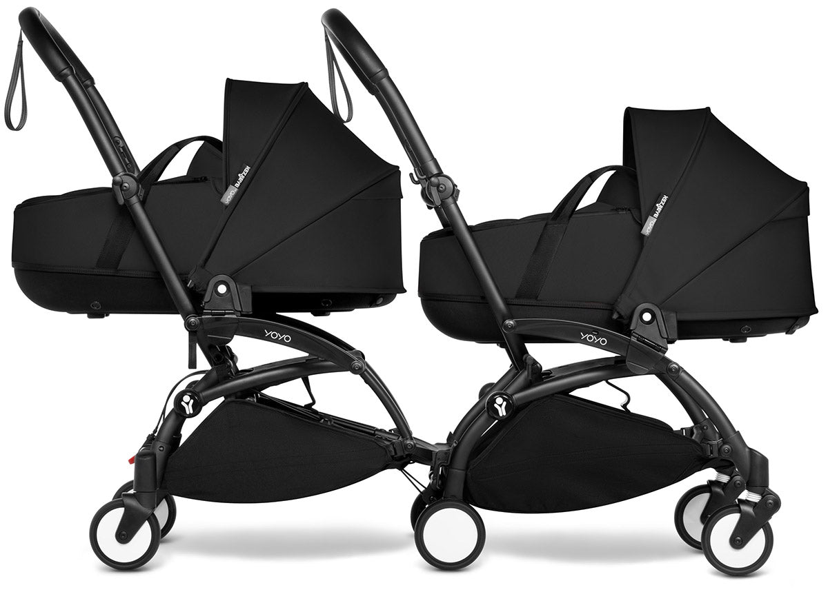 Babyzen YOYO Connect Double Stroller Bassinet / Bassinet Bundle - Black / Black