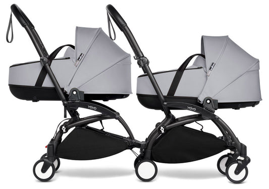 Babyzen YOYO Connect Double Stroller Bassinet / Bassinet Bundle - Black / Stone