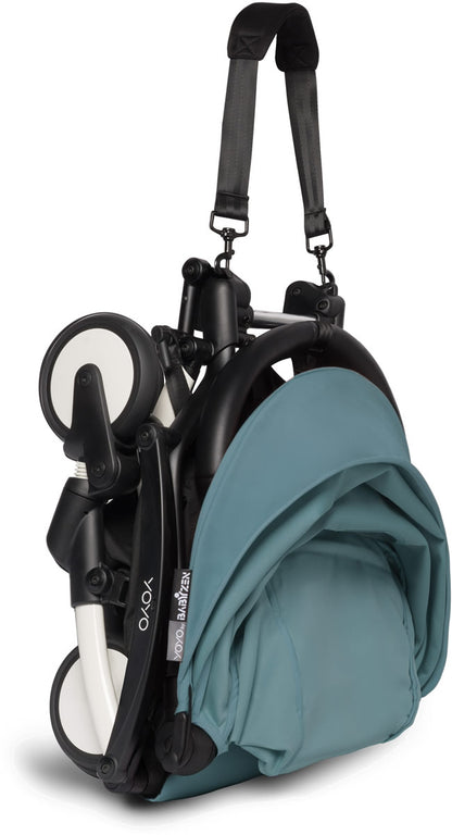 Babyzen YOYO2 Ultra Compact 6+ Stroller - White / Aqua