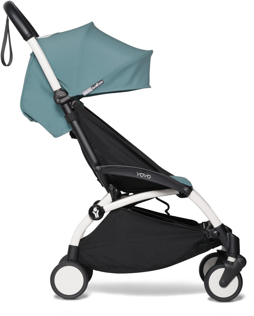 Babyzen YOYO2 Ultra Compact 6+ Stroller - White / Aqua