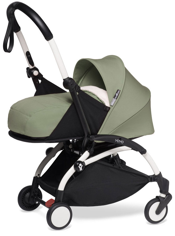 Babyzen YOYO2 Ultra Compact 0+ Stroller - White / Olive