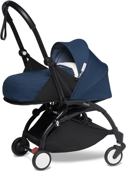 Babyzen YOYO2 Ultra Compact 0+ Stroller - Black / Air France Blue