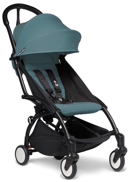 Babyzen YOYO2 Ultra Compact 6+ Stroller - Black / Aqua