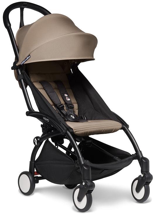 Babyzen YOYO2 Ultra Compact 6+ Stroller - Black / Taupe