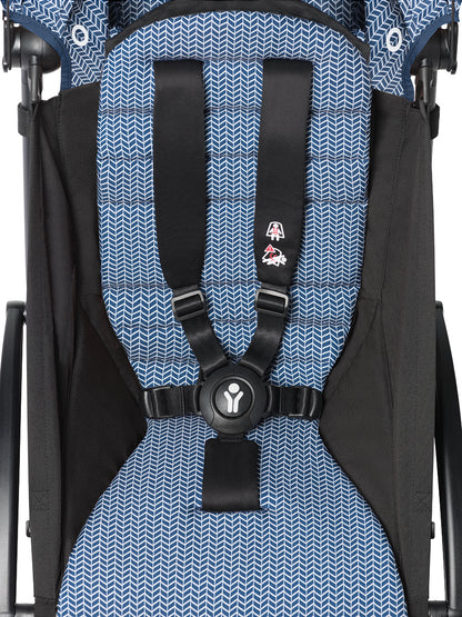 Babyzen YOYO2 Ultra Compact 6+ Stroller (One Box) - Black / Air France Blue