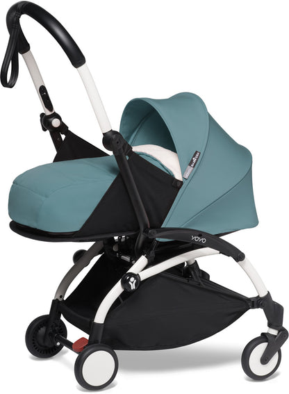 Babyzen YOYO2 Ultra Compact 0+ Stroller - White / Aqua