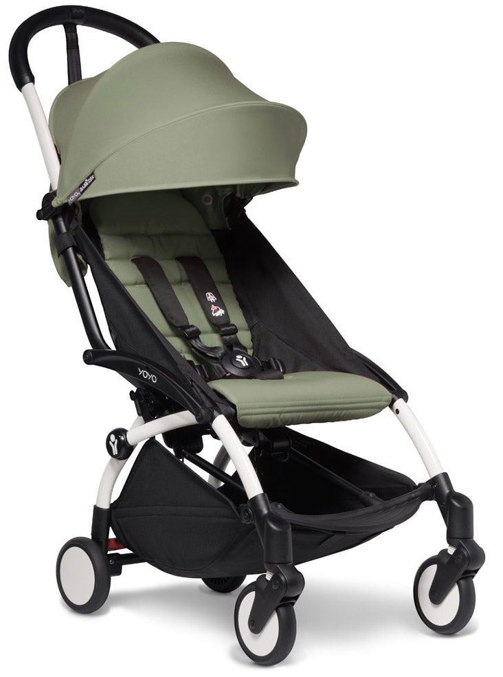 Babyzen YOYO2 Ultra Compact 6+ Stroller - White / Olive