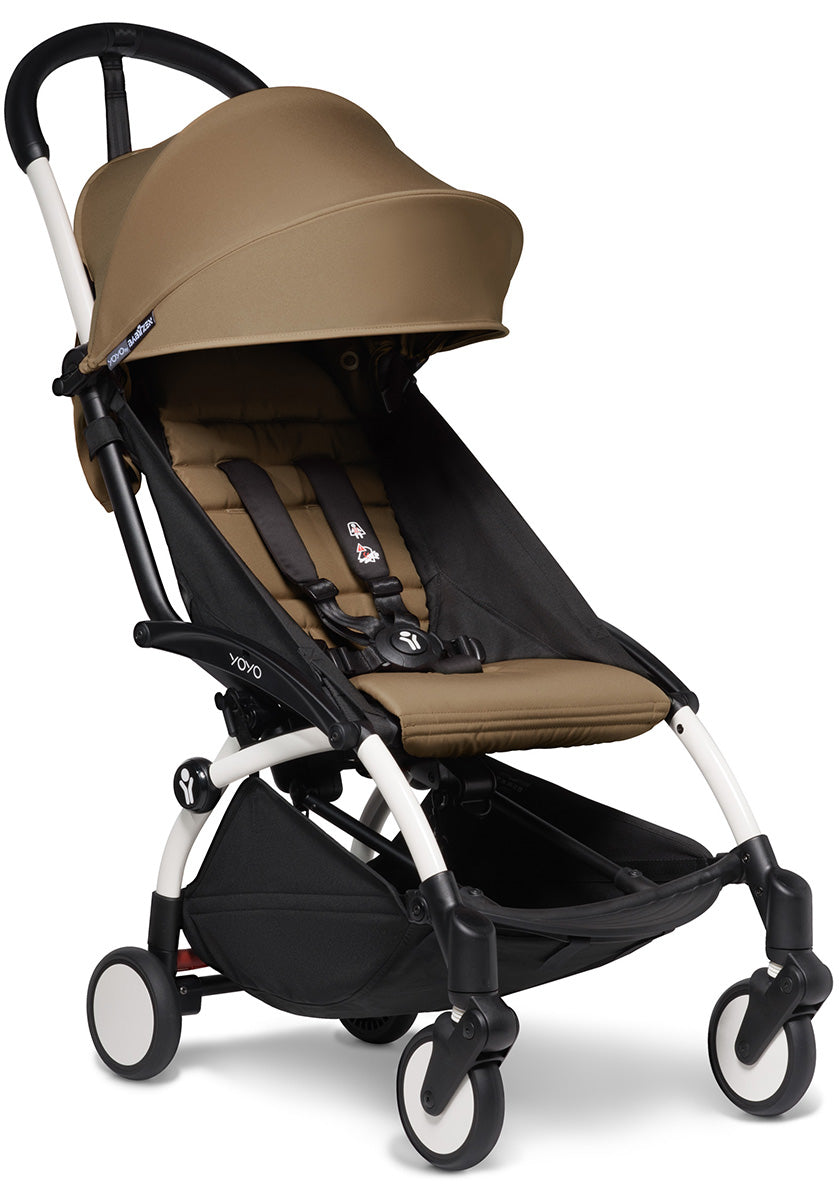 Babyzen YOYO2 Ultra Compact 6+ Stroller - White / Toffee