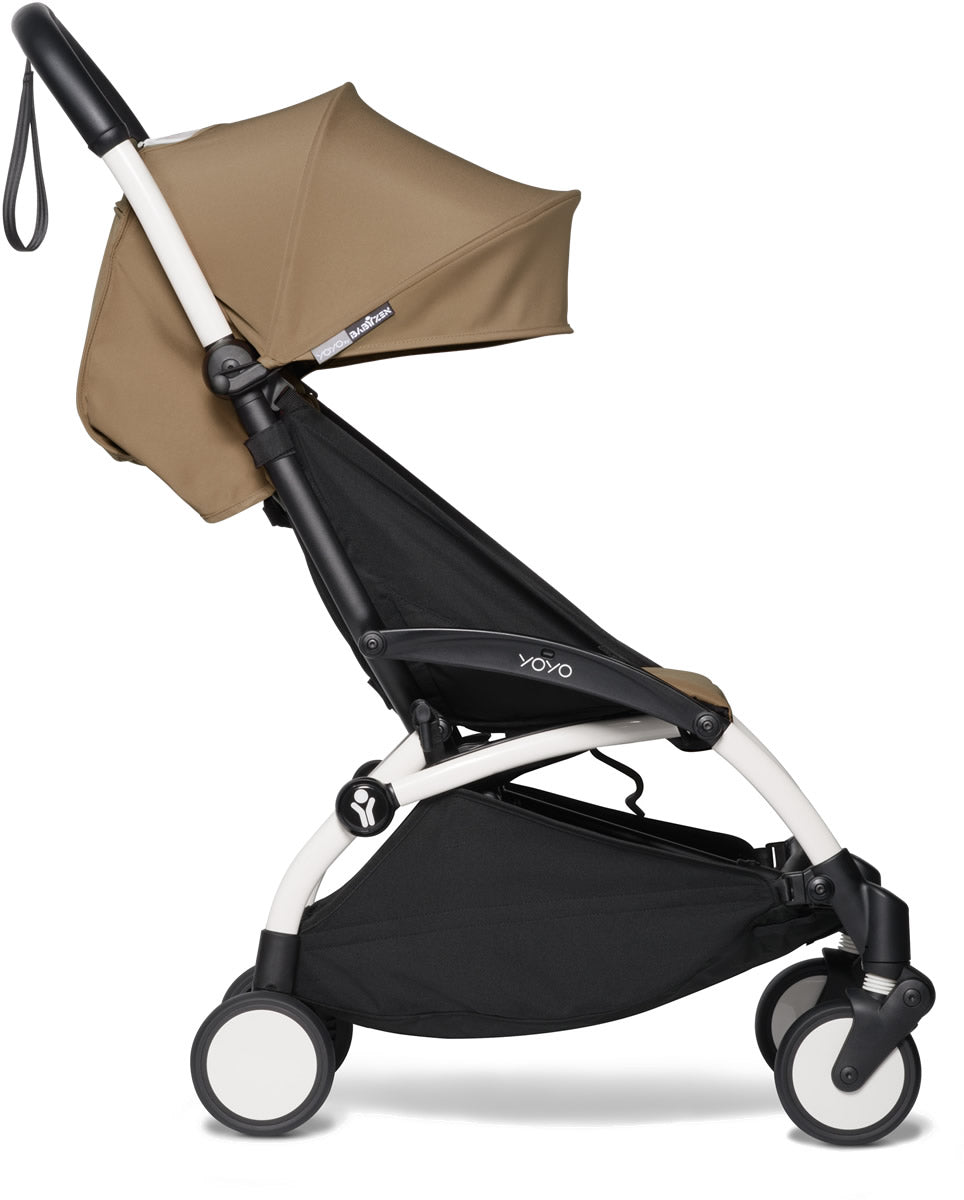 Babyzen YOYO2 Ultra Compact 6+ Stroller - White / Toffee