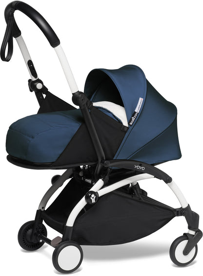 Babyzen YOYO2 Ultra Compact 0+ Stroller - White / Air France Blue