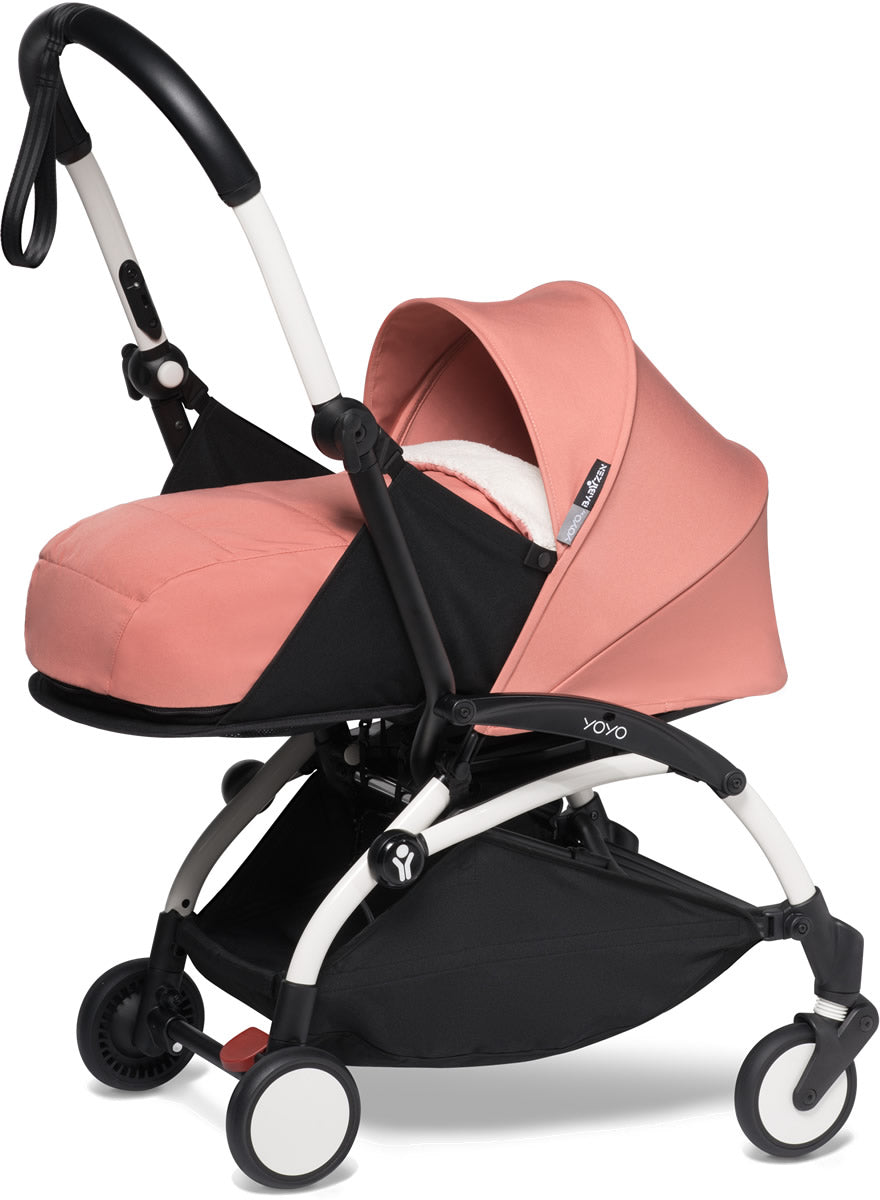 Babyzen YOYO2 Ultra Compact 0+ Stroller - White / Ginger