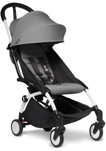 Babyzen YOYO2 Ultra Compact 6+ Stroller - White /Grey