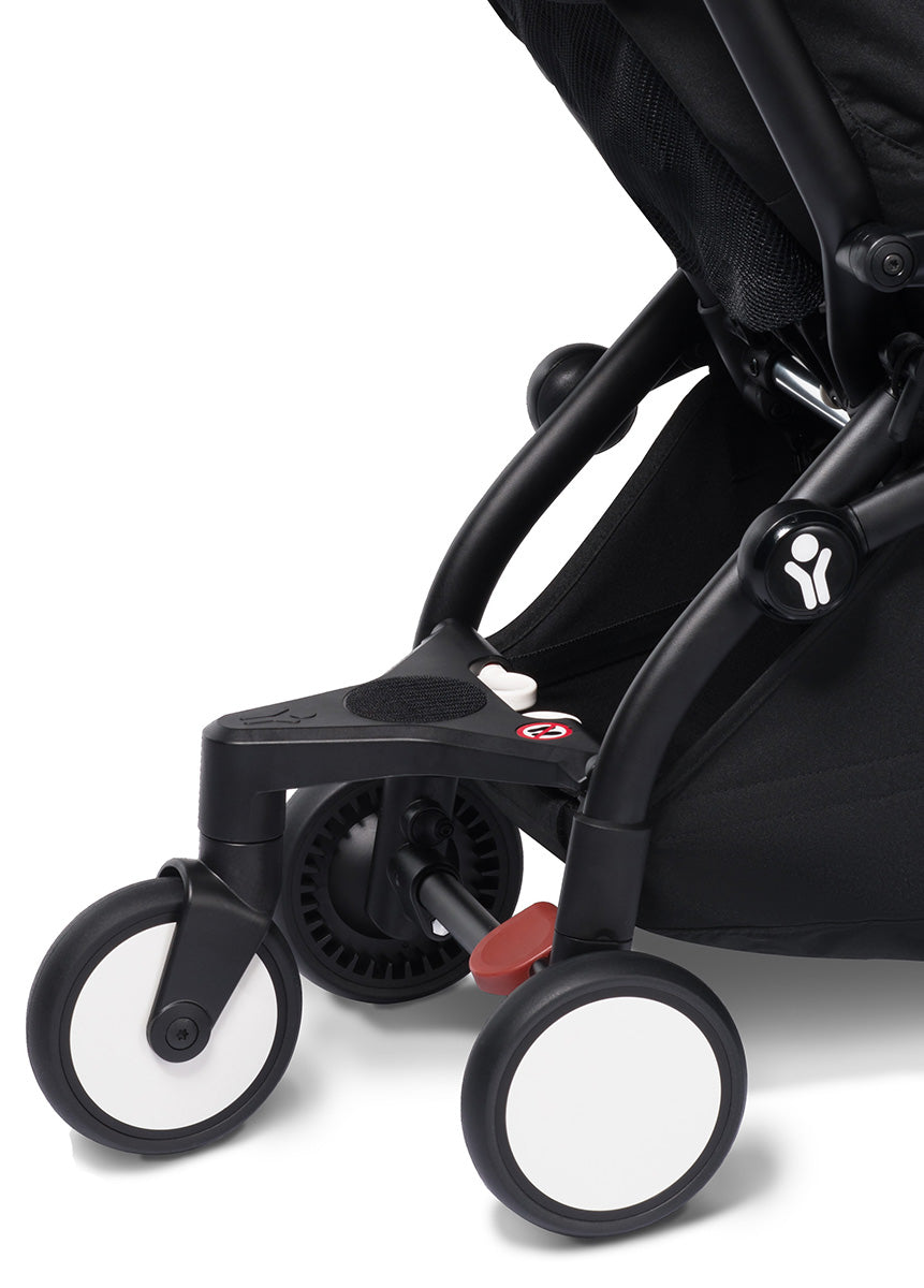 Babyzen YOYO2 Ultra Compact Complete 6+ Stroller with Bassinet & Rolling Bag Bundle - Black/Grey