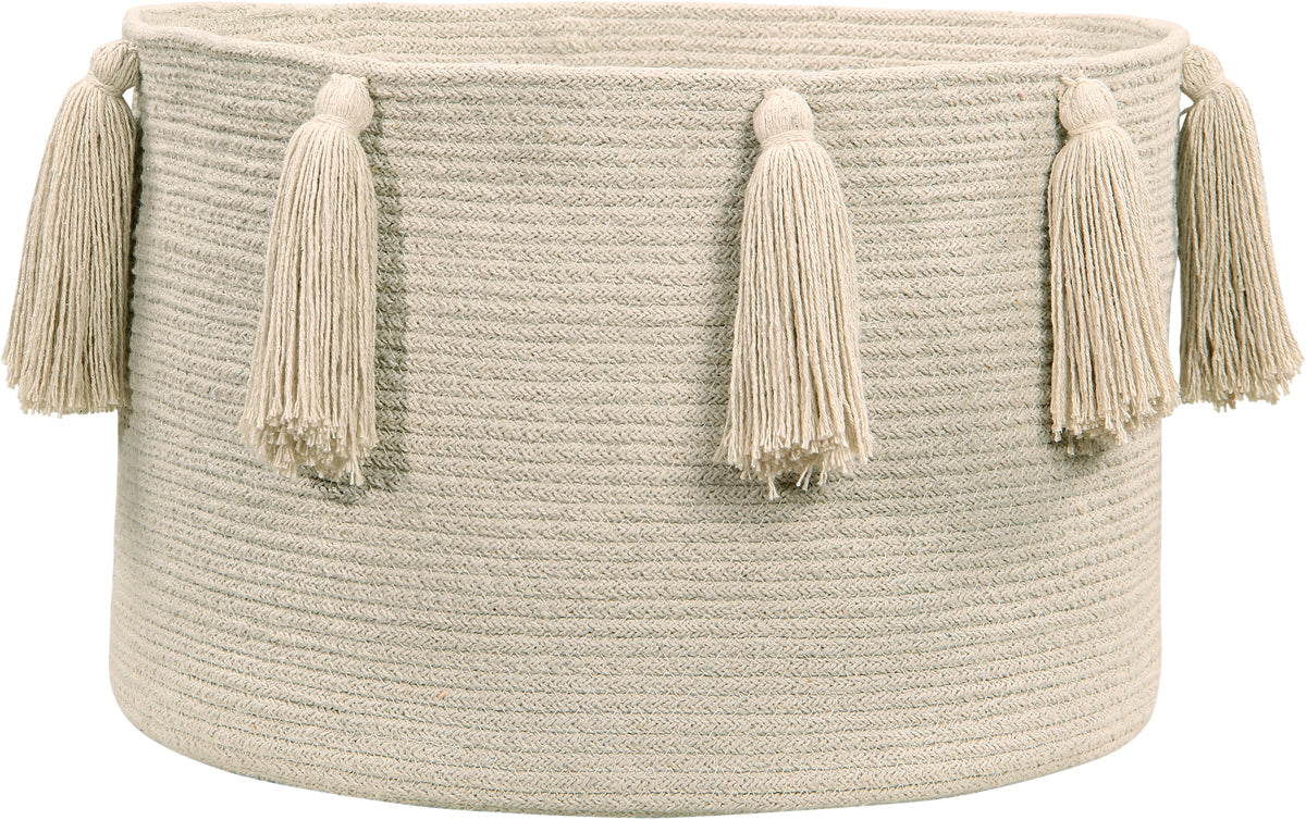 Lorena Canals Tassels Basket - Natural