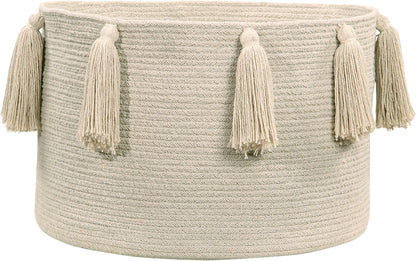 Lorena Canals Tassels Basket - Natural