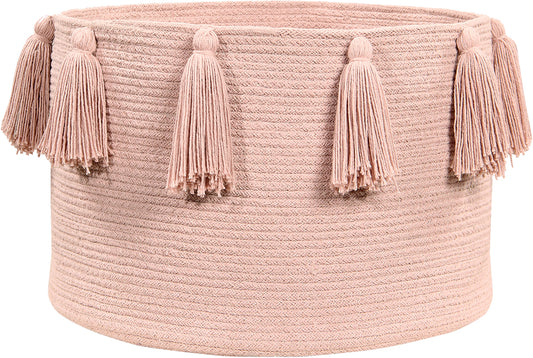 Lorena Canals Tassels Basket - Vintage Nude