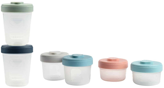 Beaba Baby Food Clip Containers Set of 6 - Medium