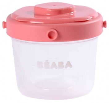 Beaba Clip Containers 2oz/ 4oz, Set of 6 - Pink