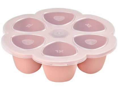 Beaba Multiportions 5oz Silicone Tray - Rose