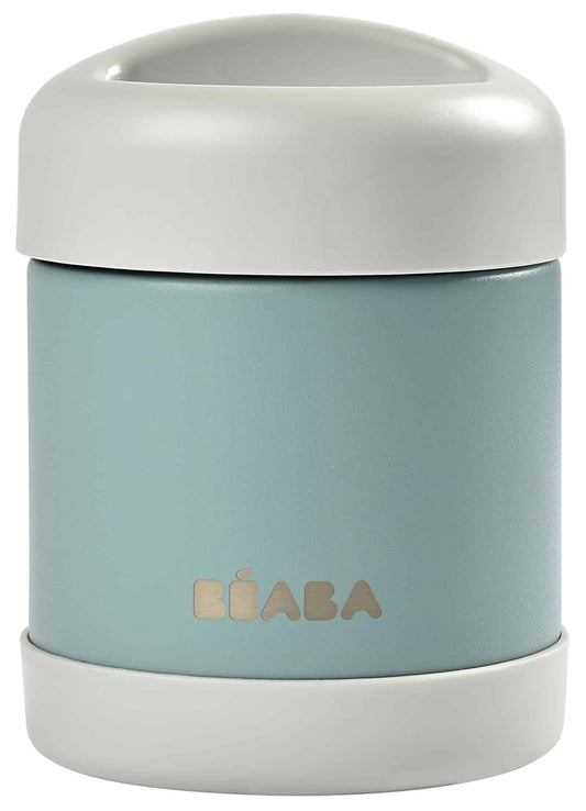 BEABA Stainless Steel Insulated Jar, 10 oz - Eucalyptus