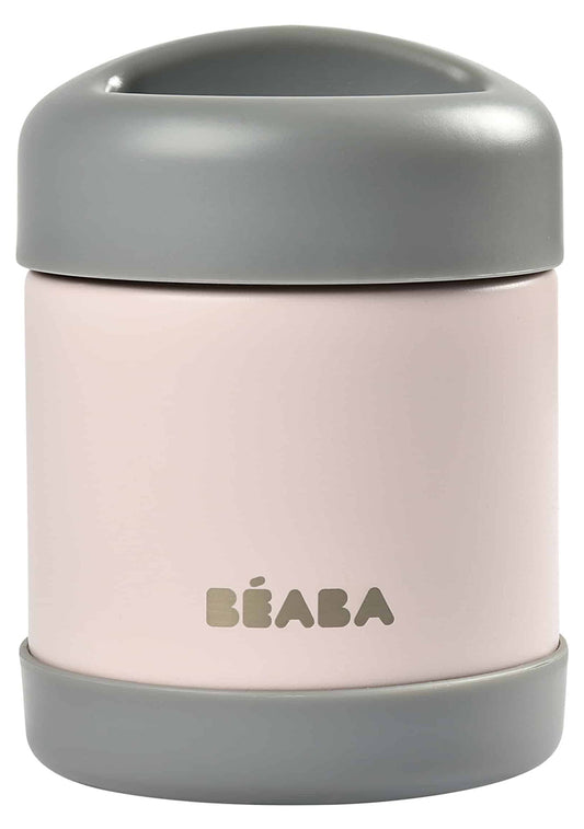 BEABA Stainless Steel Insulated Jar, 10 oz - Rose