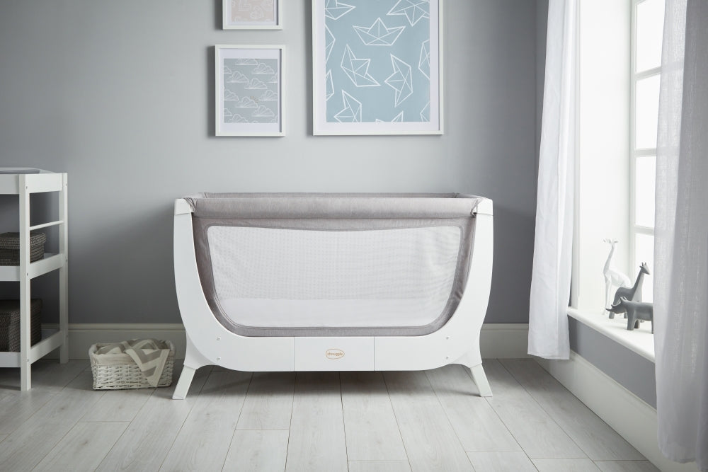 BEABA x Shnuggle Air Full Size Crib Conversion Kit - Dove Grey