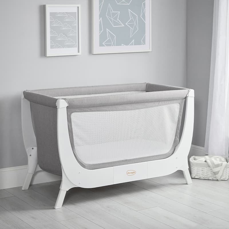 BEABA x Shnuggle Air Full Size Crib Conversion Kit - Dove Grey