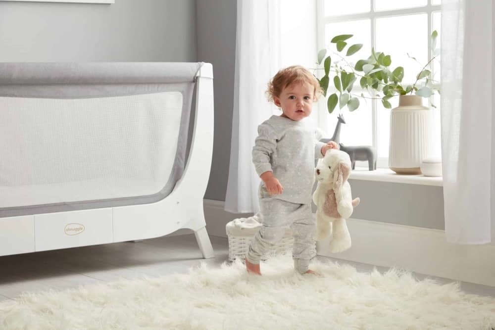 BEABA x Shnuggle Air Full Size Crib Conversion Kit - Dove Grey