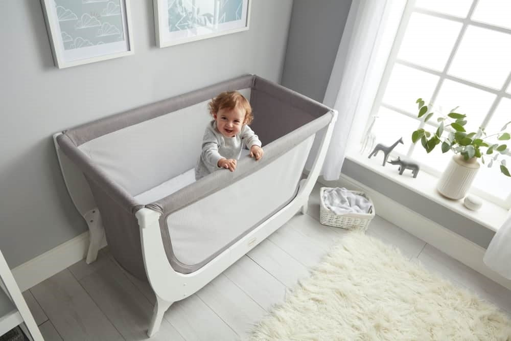 BEABA x Shnuggle Air Full Size Crib Conversion Kit - Dove Grey