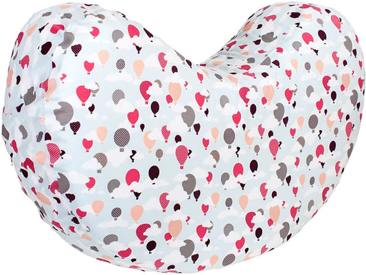 Bebe au Lait Simple Nursing Pillow Cover - Hot Air Balloons