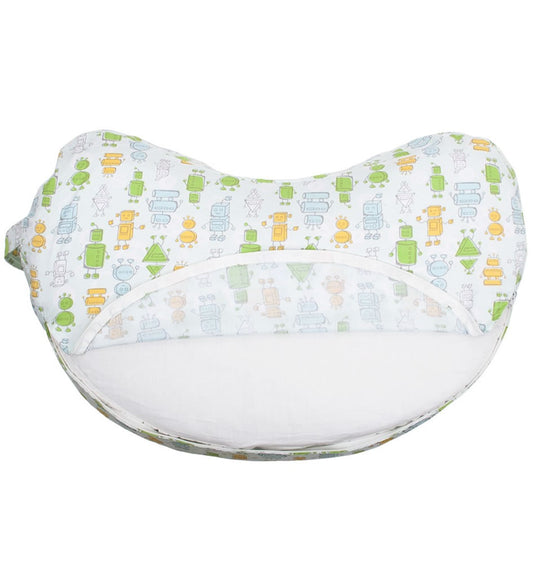 Bebe au Lait Simple Nursing Pillow Cover - Robots