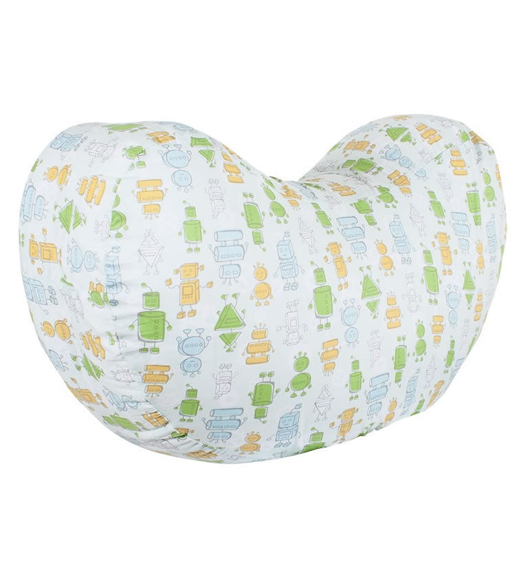 Bebe au Lait Simple Nursing Pillow Cover - Robots