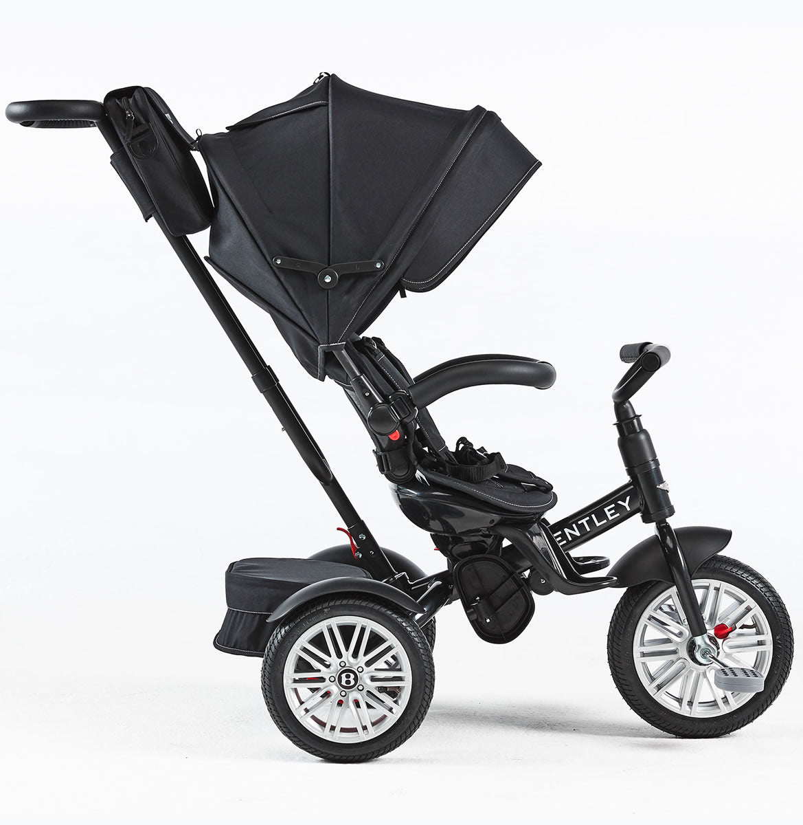 Bentley 6-in-1 Baby Stroller / Kids Trike - Onyx Black