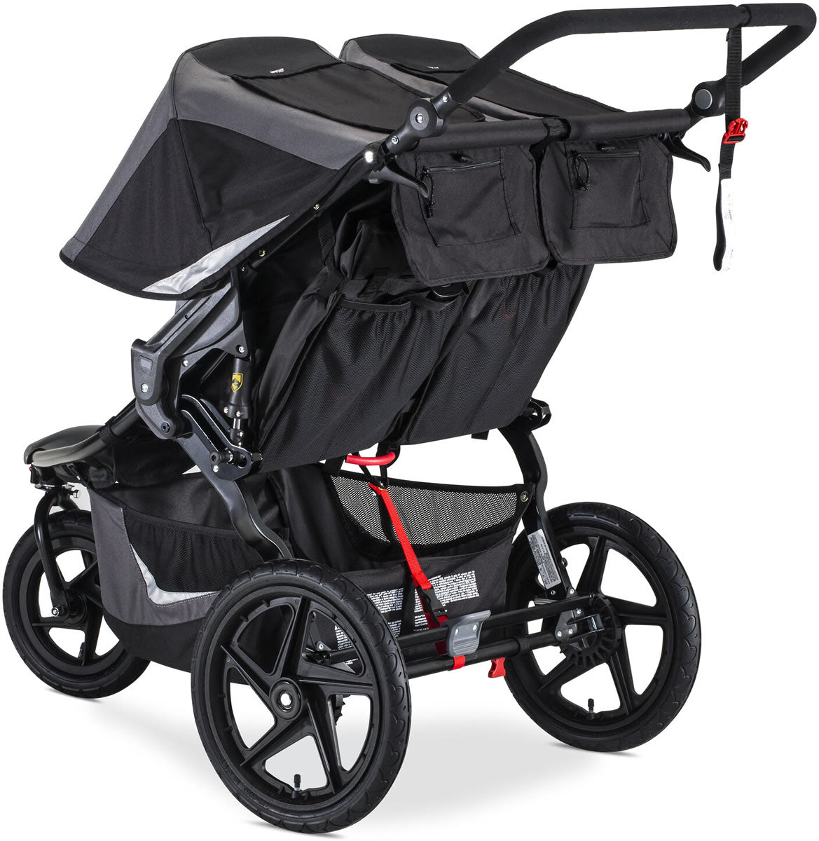 BOB Revolution Flex 3.0 Duallie Double Jogging Stroller - Graphite Black