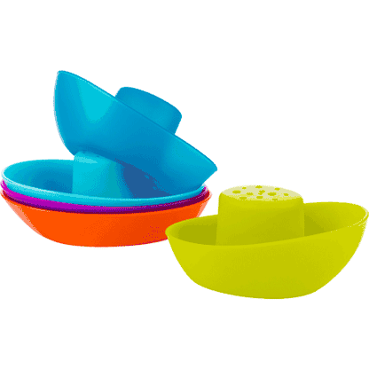 Boon Fleet Stacking Boats Bath Toy - Set of 5