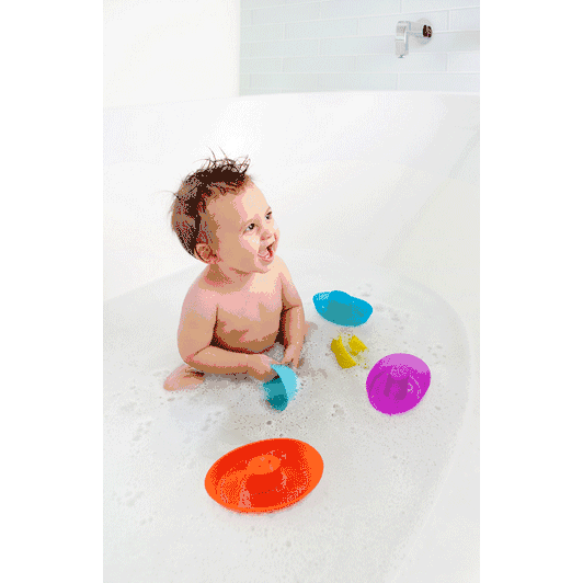 Boon Fleet Stacking Boats Bath Toy - Set of 5