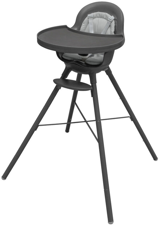 Boon GRUB Dishwasher-Safe Adjustable Baby High Chair - Charcoal