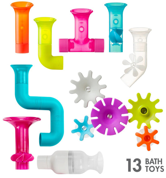 Boon PIPES + TUBES + COGS Bath Toy Bundle